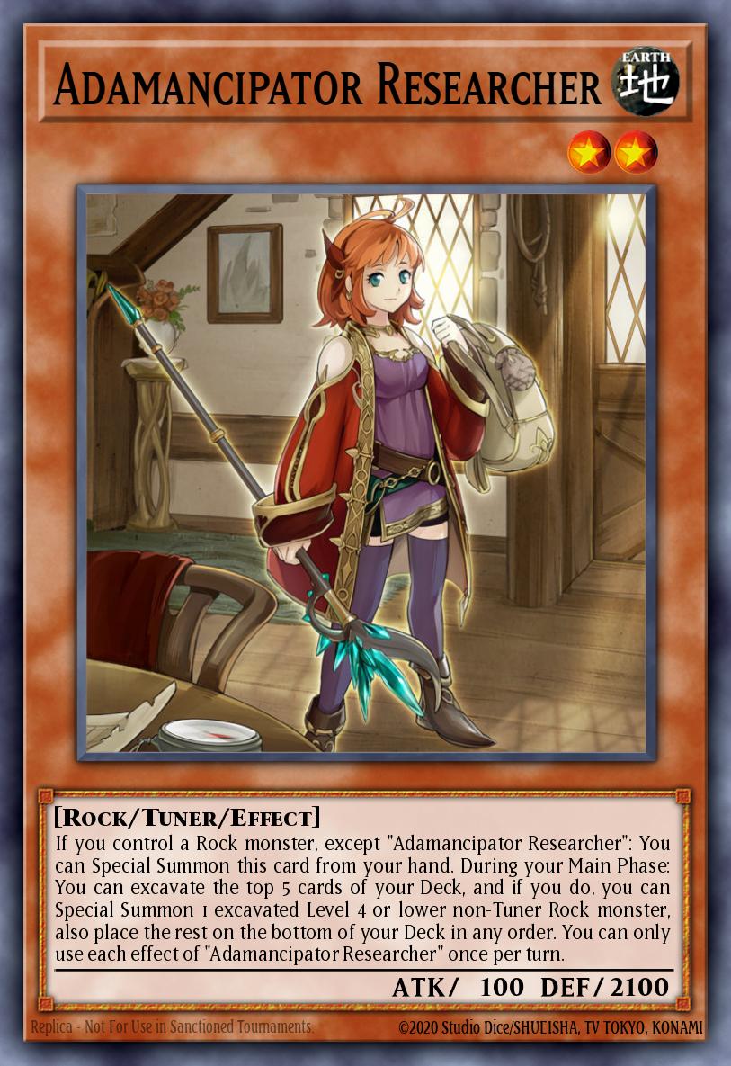 Adamancipator Researcher Rare MZMU-EN092 Maze of Muertos Yugioh card