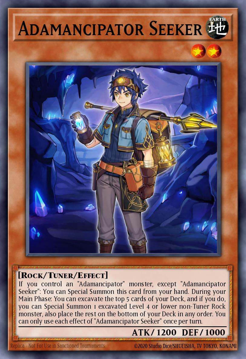 Adamancipator Seeker Rare MZMU-EN091 Maze of Muertos Yugioh card