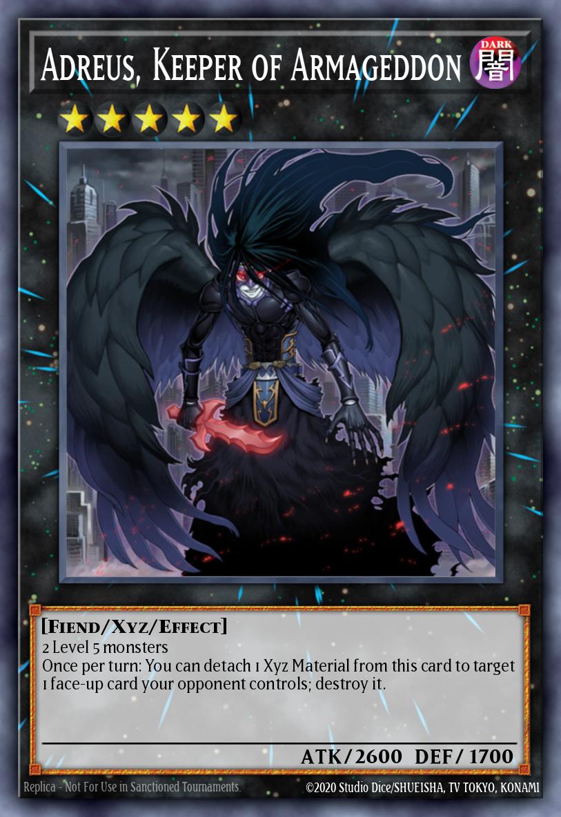 Adreus, Keeper of Armageddon Secret Rare BLGG-EN096 Battles of Legend: Glorious Gallery Yugioh card