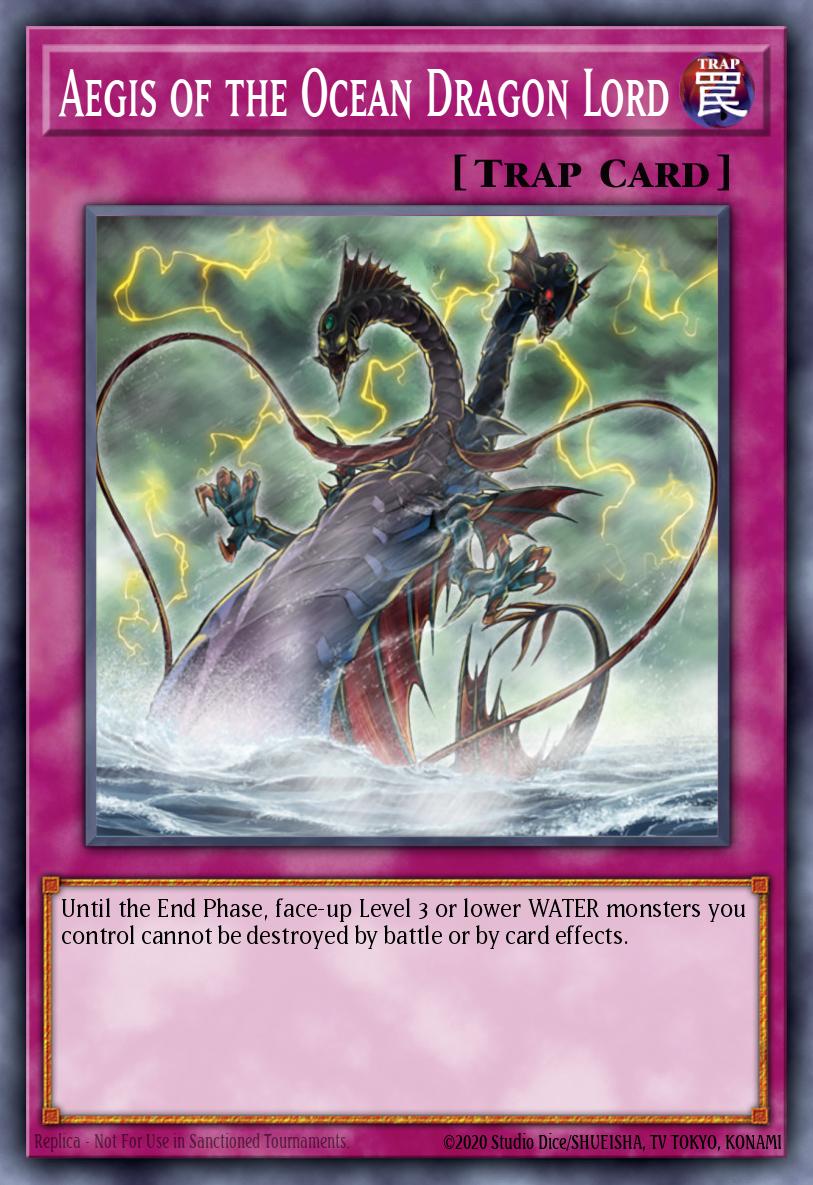 Aegis of the Ocean Dragon Lord Common ANPR-EN076 Ancient Prophecy Yugioh card