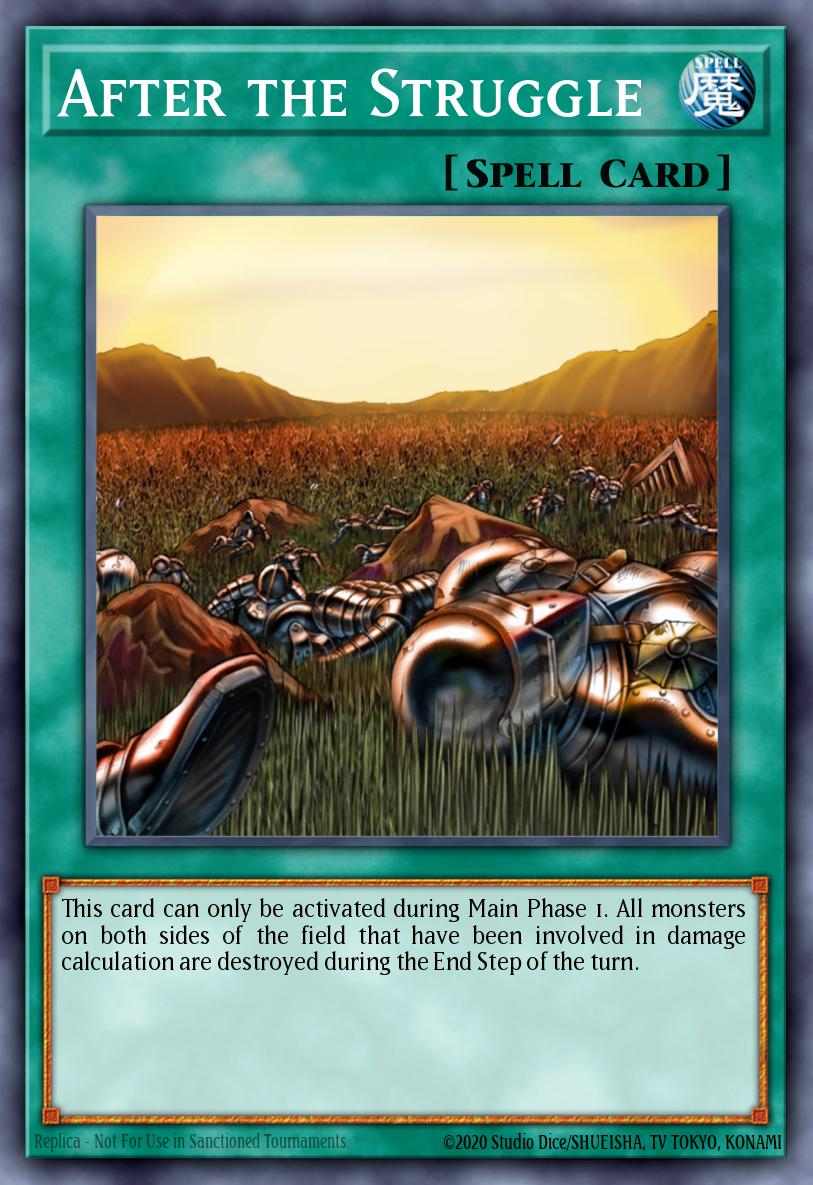 After the Struggle Common DB2-EN195 Dark Beginning 2 Yugioh card