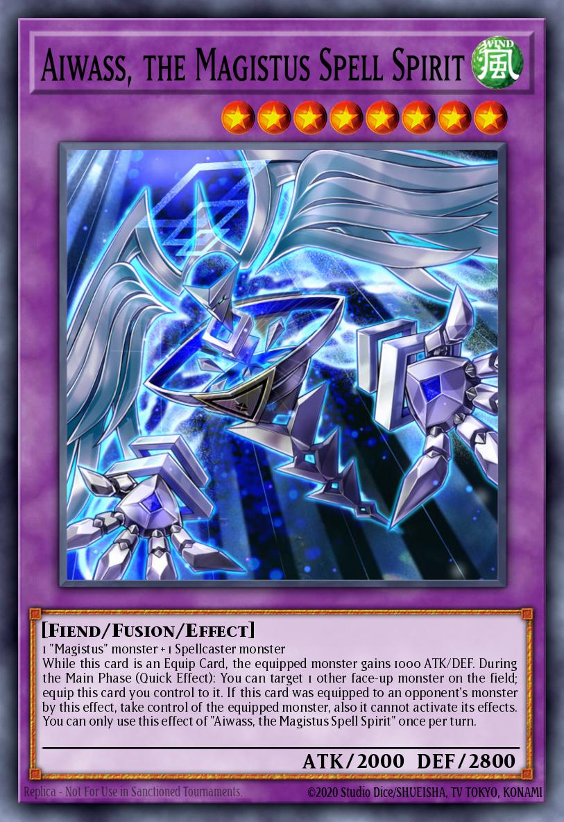Aiwass the Magistus Spell Spirit Super Rare GEIM-EN005 Genesis Impact Yugioh card