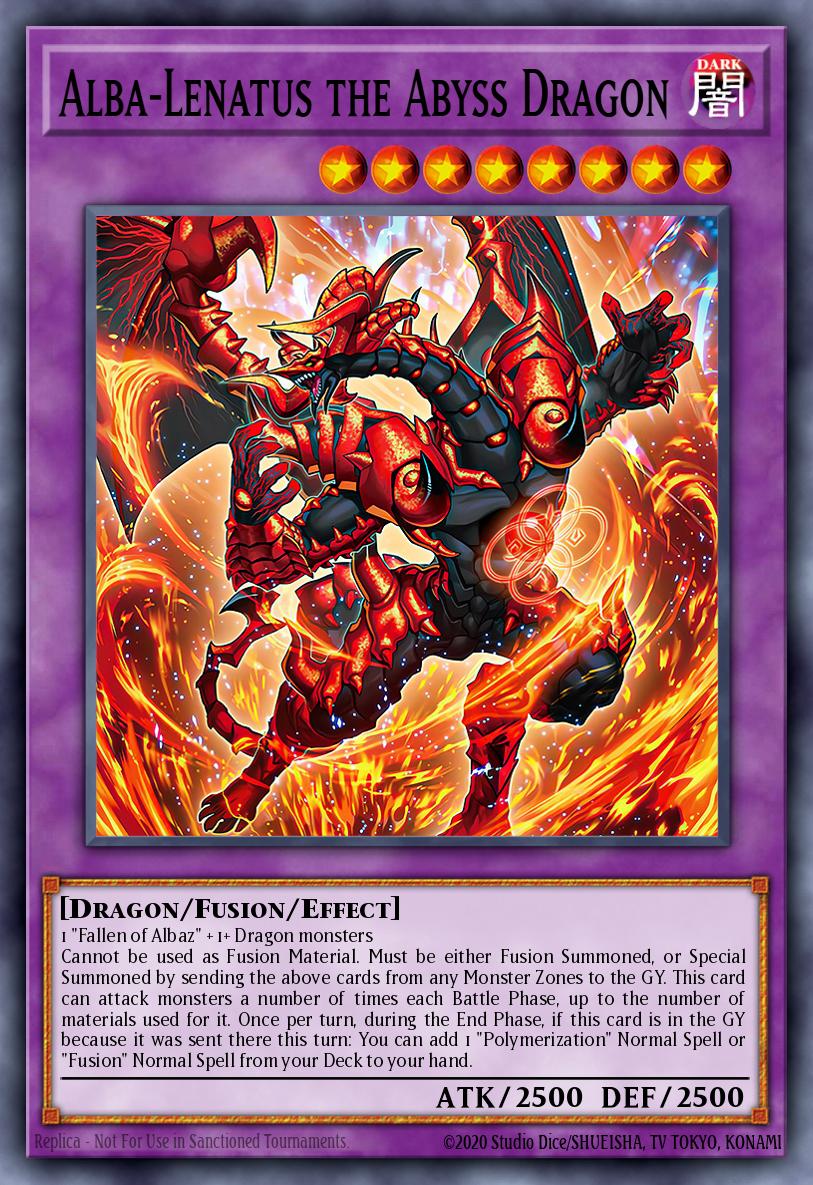Alba-Lenatus the Abyss Dragon Ultra Rare CH01-EN045 THE CHRONICLES DECK: The Fallen & The Virtuous (All-Foil Edition) Yugioh card