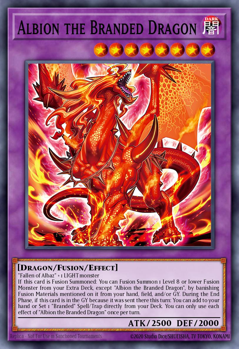 Albion the Branded Dragon Ultra Rare CH01-EN043 THE CHRONICLES DECK: The Fallen & The Virtuous (All-Foil Edition) Yugioh card