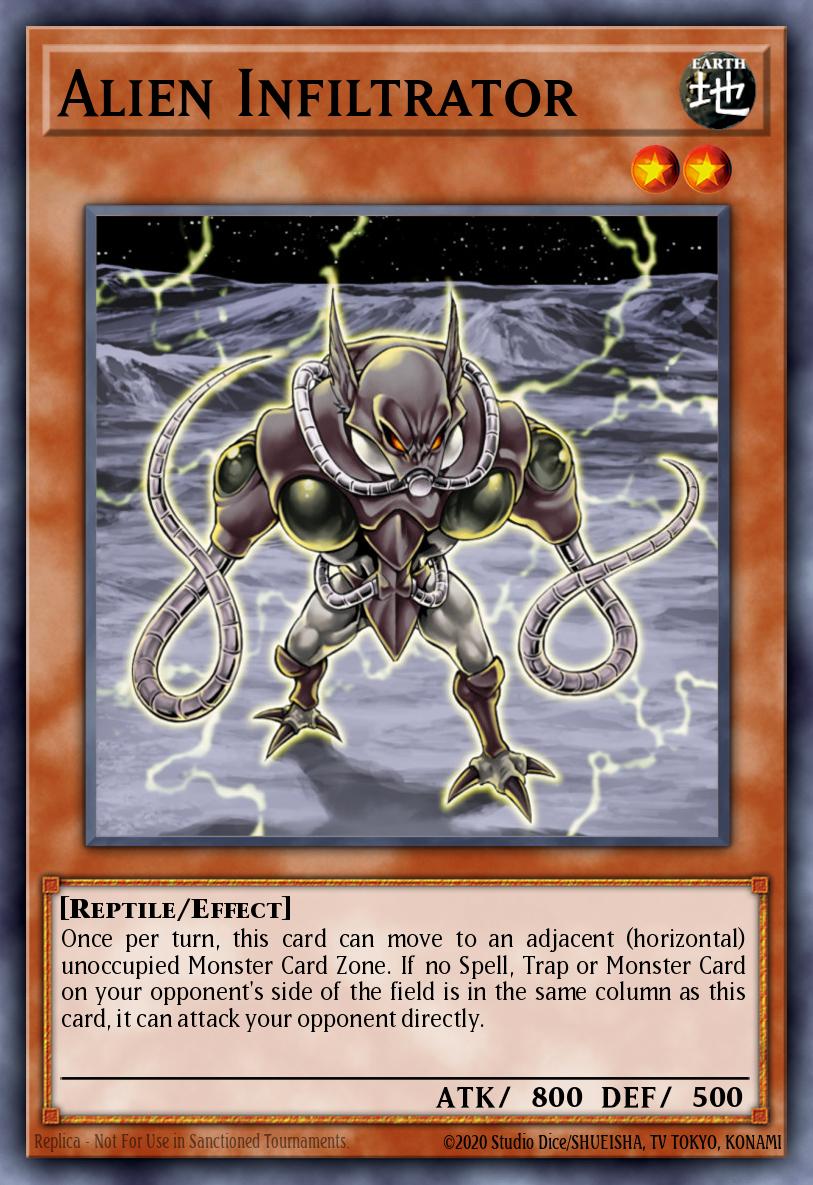 Alien Infiltrator Common CDIP-EN033 Cyberdark Impact Yugioh card