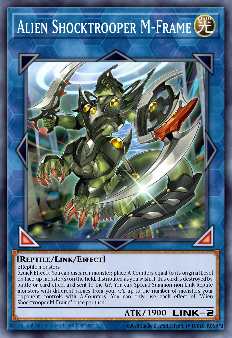 Alien Shocktrooper M-Frame Ultra Rare DUOV-EN003 Duel Overload Yugioh card
