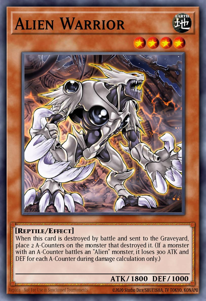Alien Warrior Common CP08-EN016 Champion Pack Game Eight Yugioh card
