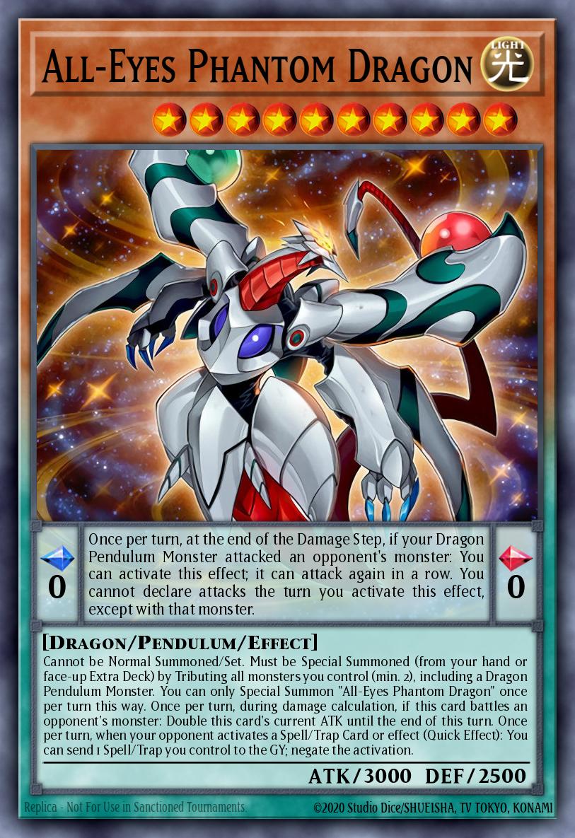 All-Eyes Phantom Dragon Secret Rare BLHR-EN043 Battles of Legend Heros Revenge Yugioh card