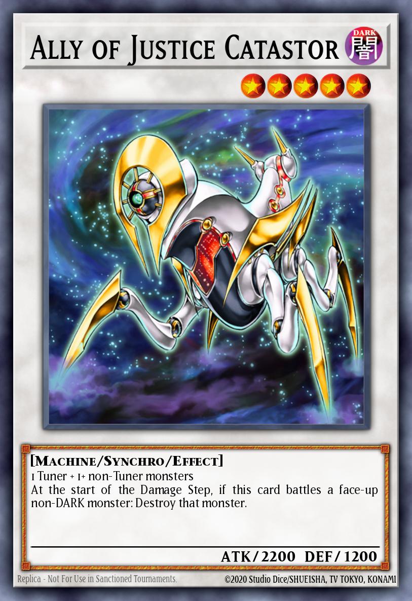 Ally of Justice Catastor Super Rare CT10-EN006 2013 Collectible Tins Wave 1 Yugioh card