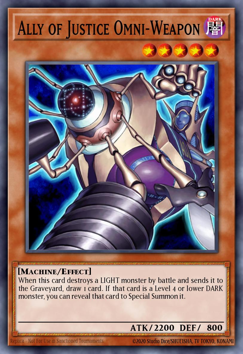 Ally of Justice Omni-Weapon Duel Terminal Super Parallel Rare DT03-EN078 Duel Terminal 3 Yugioh card