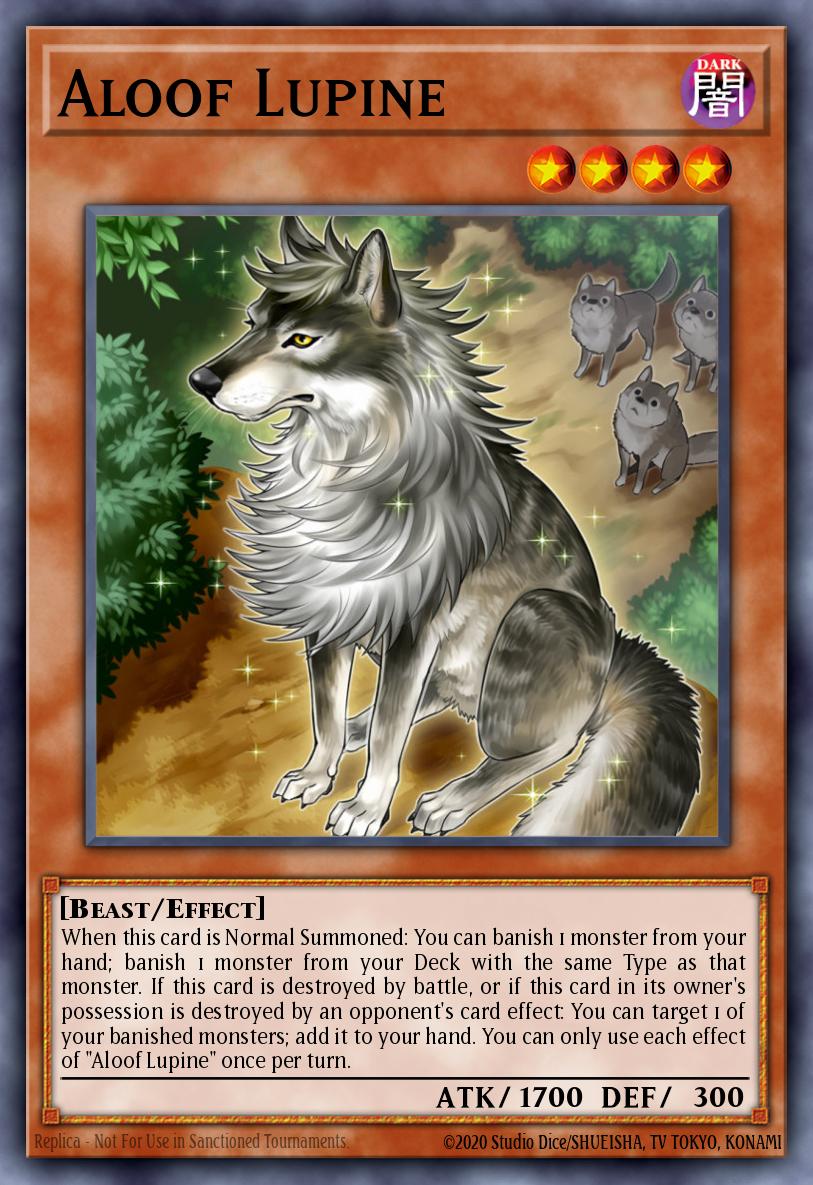 Aloof Lupine Rare MP20-EN015 2020 Tin of Lost Memories Mega Pack Yugioh card