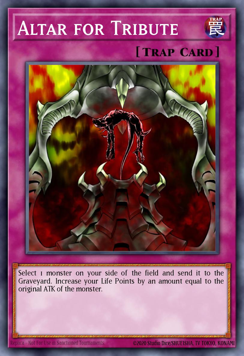 Altar for Tribute Common DCR-095 Dark Crisis Yugioh card