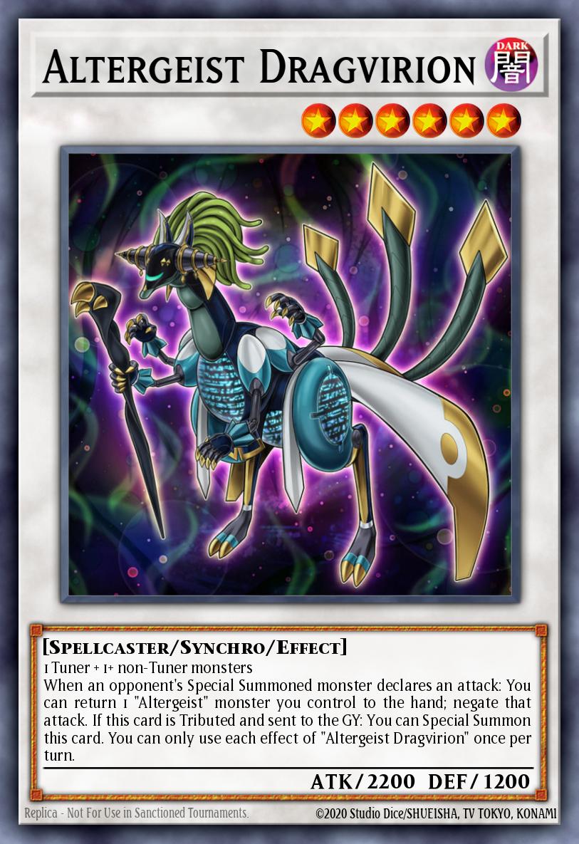 Altergeist Dragvirion Common DANE-EN033 Dark Neostorm Yugioh card