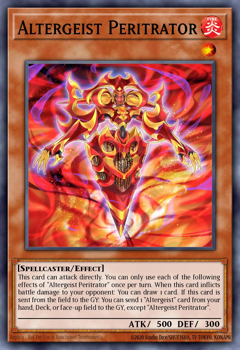 Altergeist Peritrator Super Rare DUNE-EN010 Duelist Nexus Yugioh card