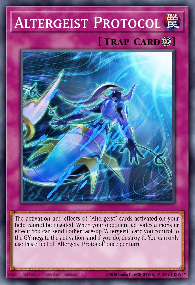 Altergeist Protocol Super Rare MP18-EN151 2018 Mega-Tin Mega Pack Yugioh card