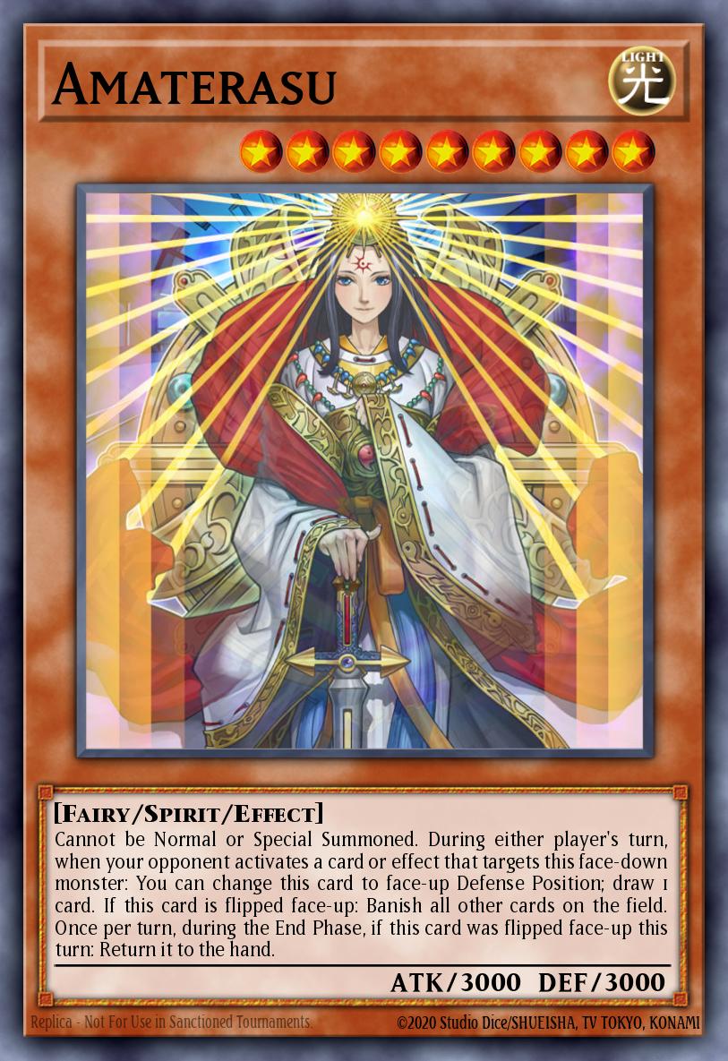 Amaterasu Super Rare TDIL-EN035 The Dark Illusion Yugioh card