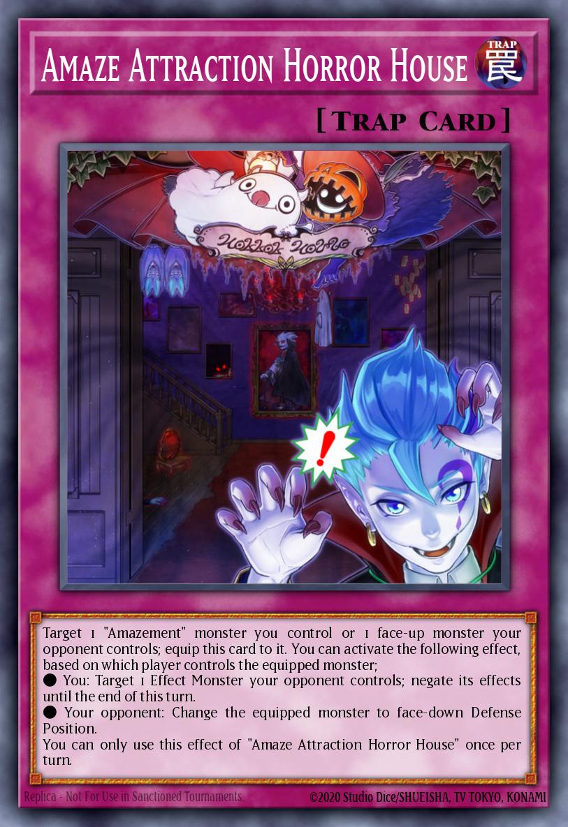 Amaze Attraction Horror House Ultra Rare LIOV-EN075 Lightning Overdrive Yugioh card