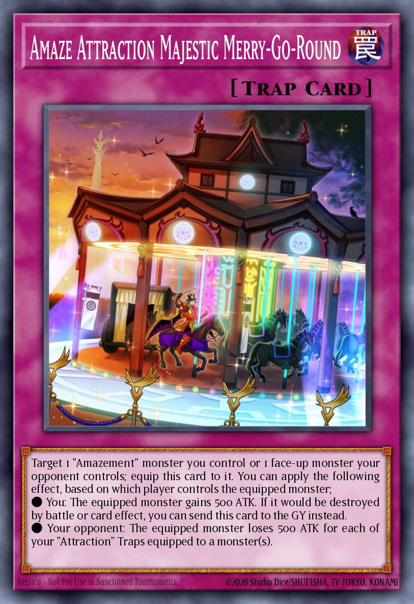 Amaze Attraction Majestic Merry-Go-Round Common LIOV-EN073 Lightning Overdrive Yugioh card