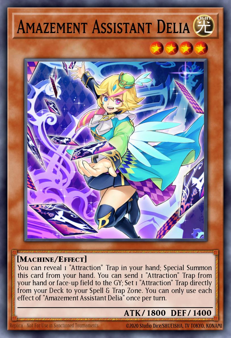 Amazement Assistant Delia Super Rare DAMA-EN020 Dawn of Majesty Yugioh card