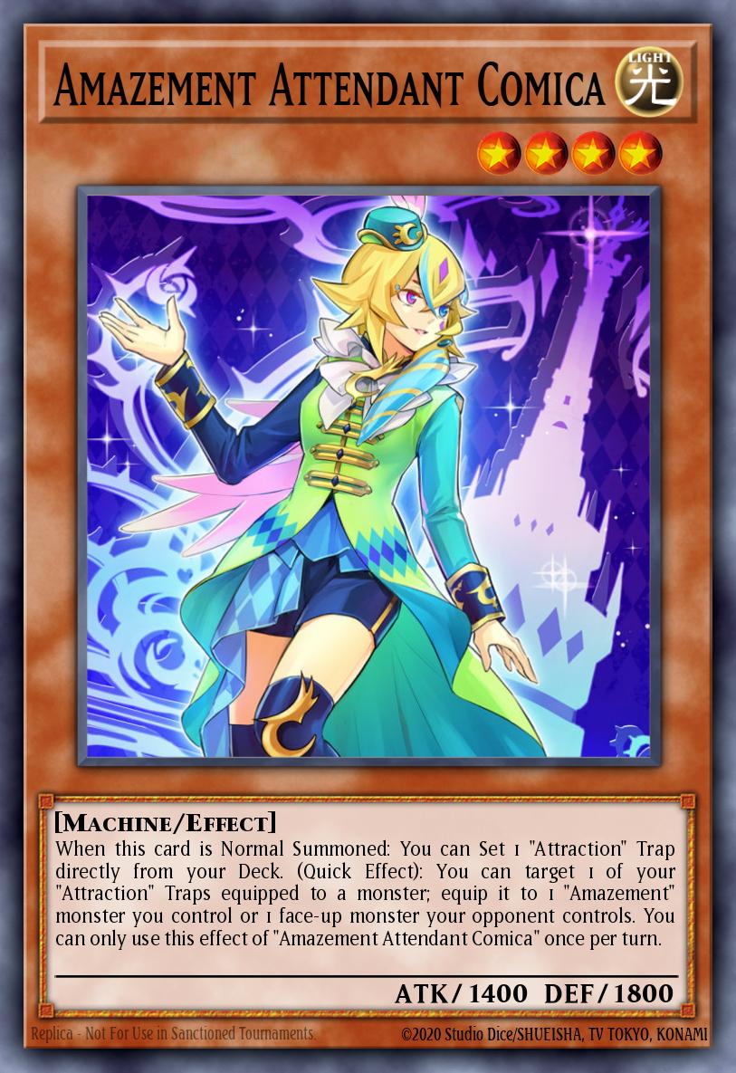 Amazement Attendant Comica Ultra Rare LIOV-EN008 Lightning Overdrive Yugioh card