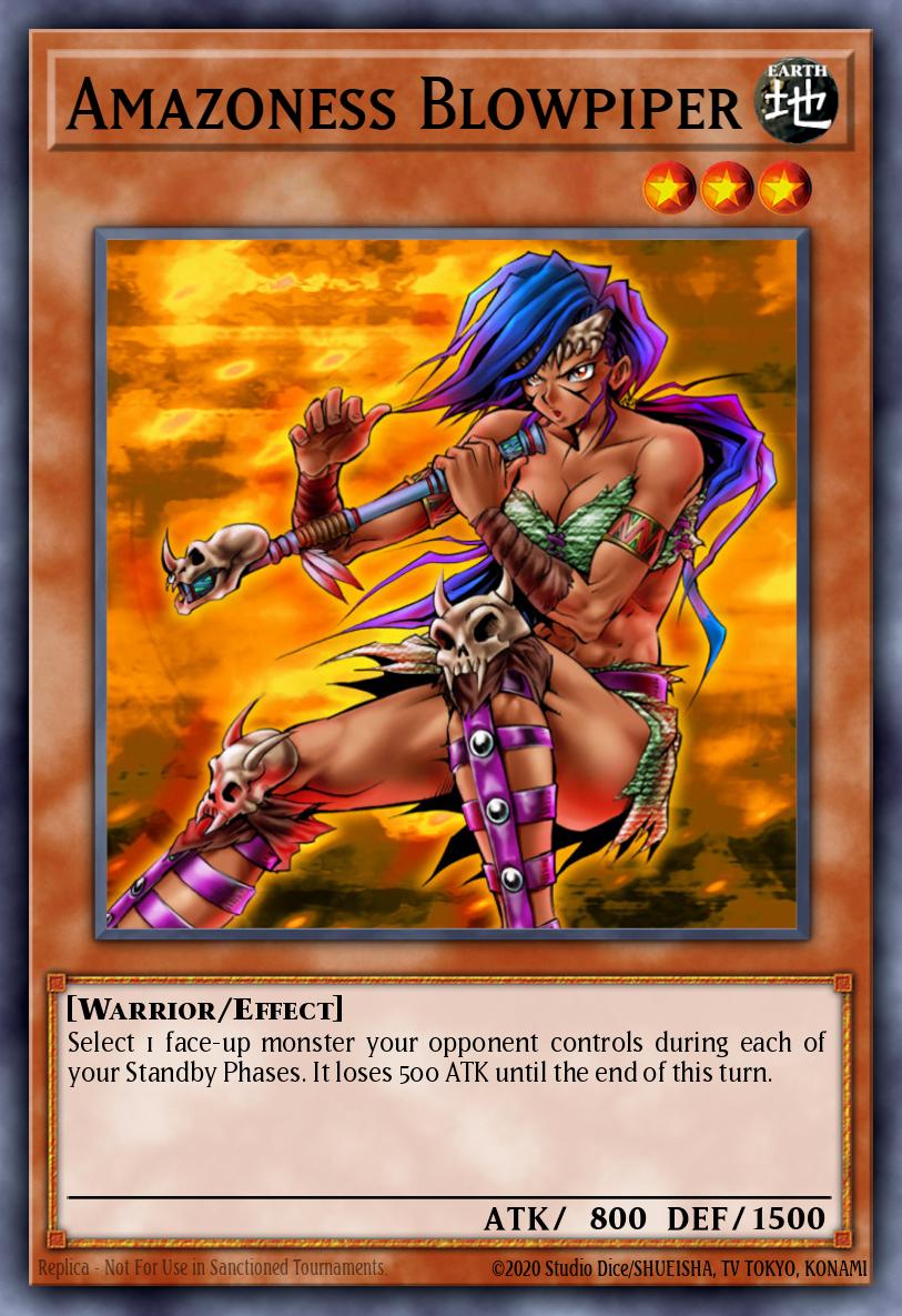 Amazoness Blowpiper Common DR1-EN117 Dark Revelation Volume 1 Yugioh card