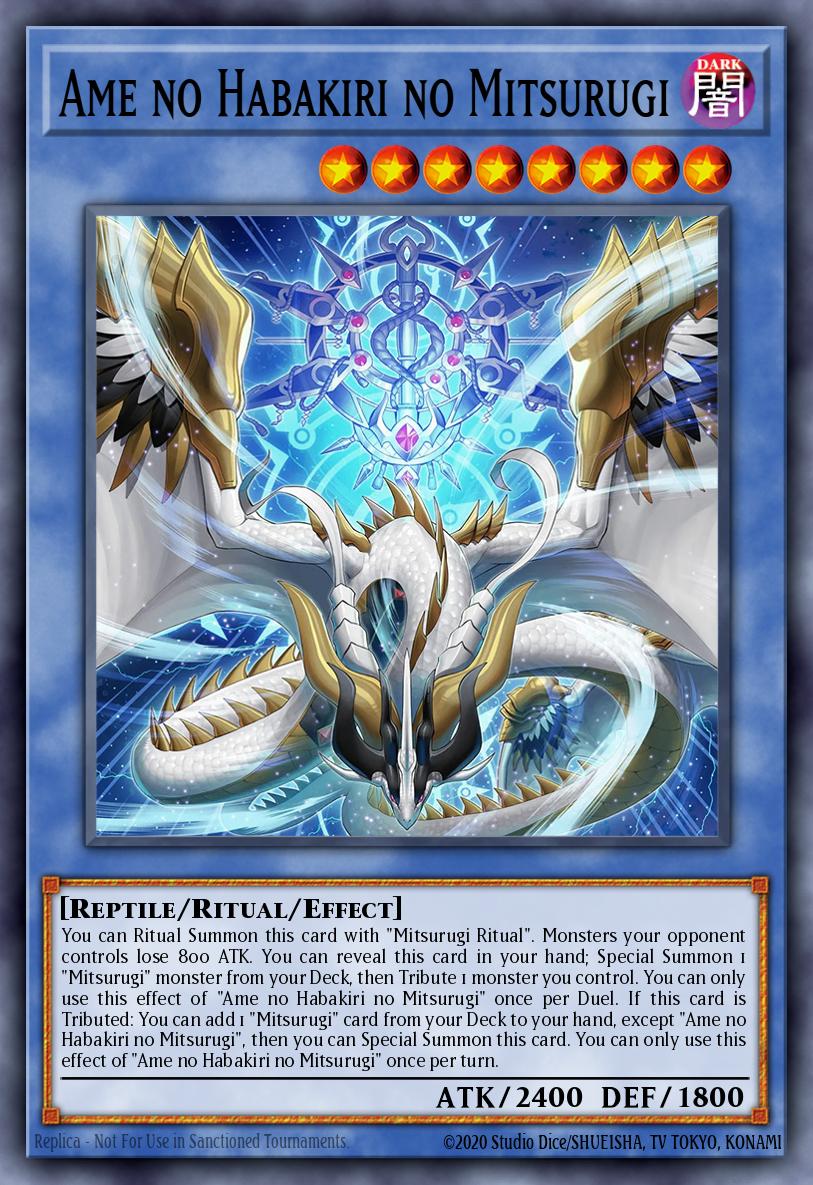Ame no Habakiri no Mitsurugi Secret Rare L26D-ENM10 Legendary Modern Decks 2026 Yugioh card