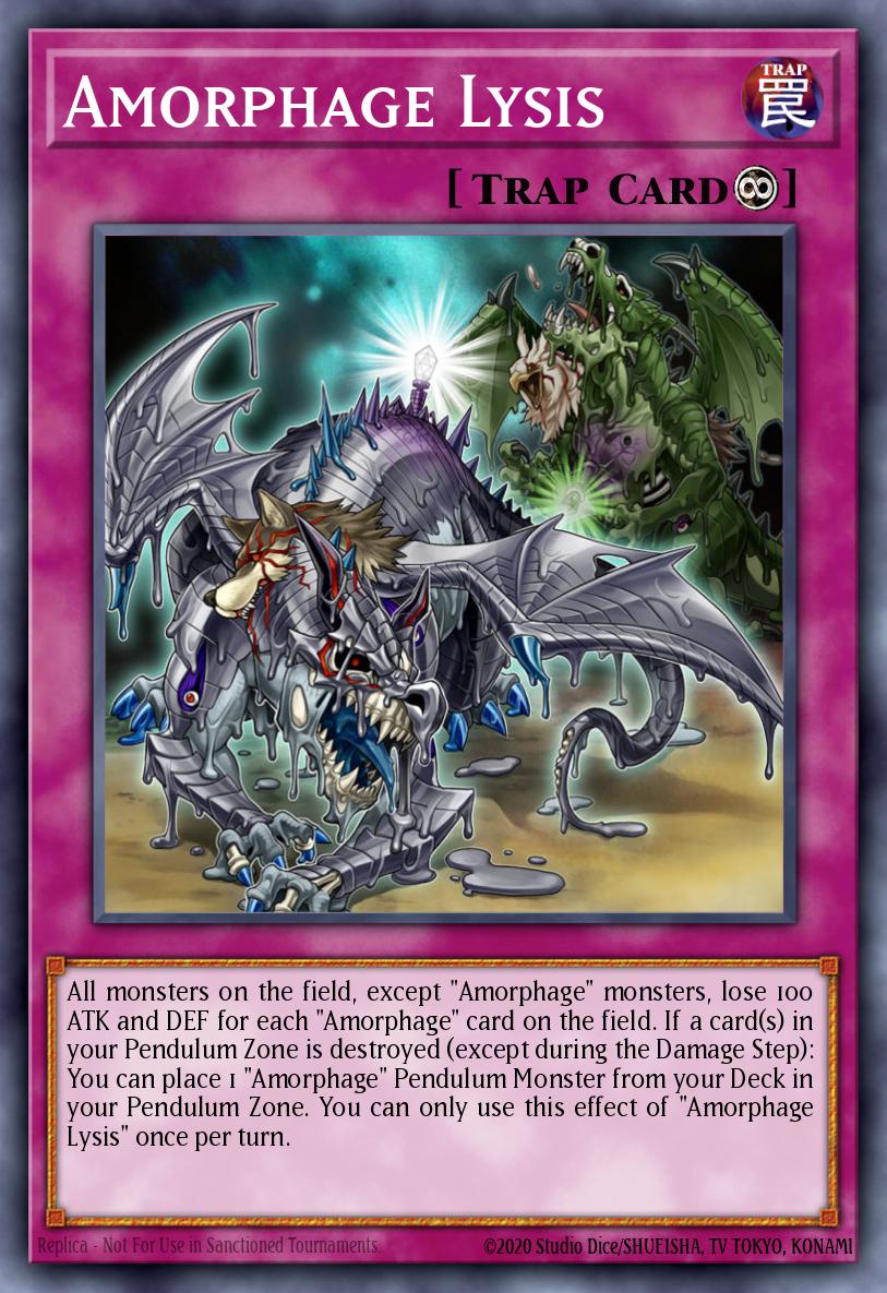 Amorphage Lysis Rare SHVI-EN072 Shining Victories Yugioh card