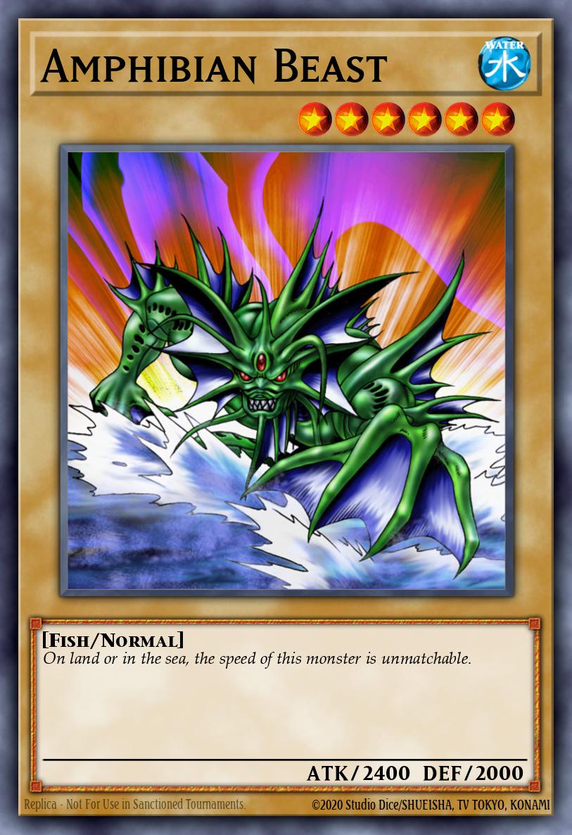 Amphibian Beast Common DB1-EN211 Dark Beginning 1 Yugioh card