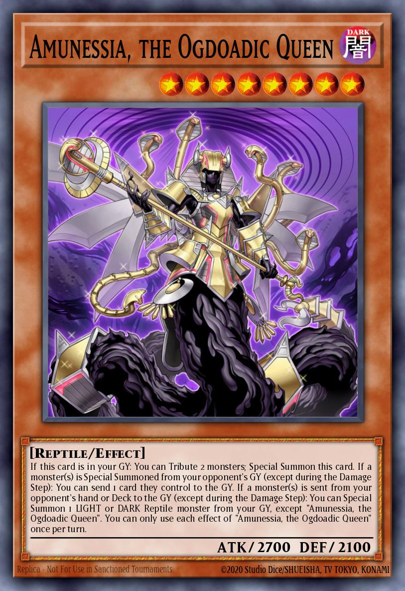Amunessia the Ogdoadic Queen Collector's Rare ANGU-EN008 Ancient Guardians Yugioh card