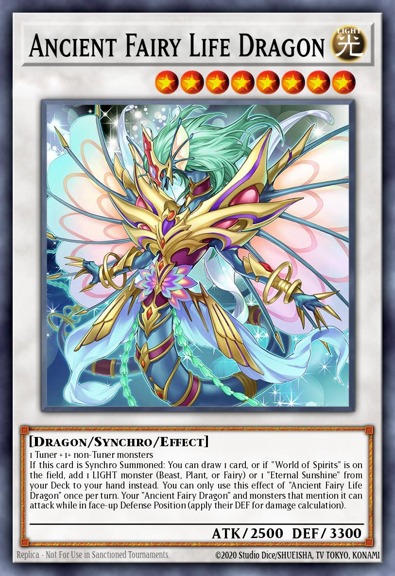 Ancient Fairy Life Dragon Super Rare ALIN-EN039 Alliance Insight Yugioh card