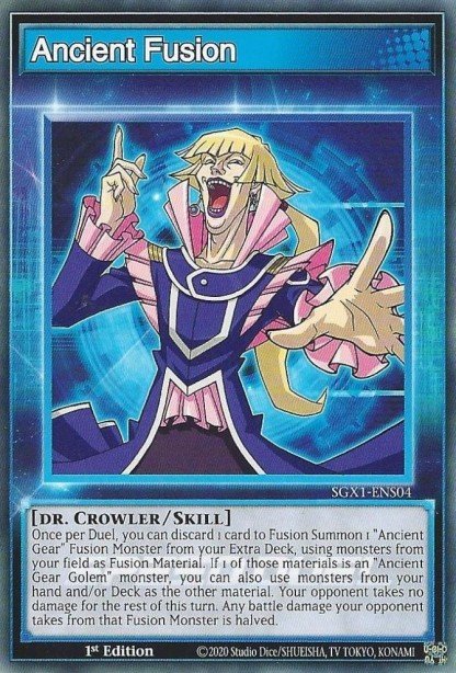 Ancient Fusion Common SGX1-ENS04 Speed Duel GX Duel Academy Box Yugioh card