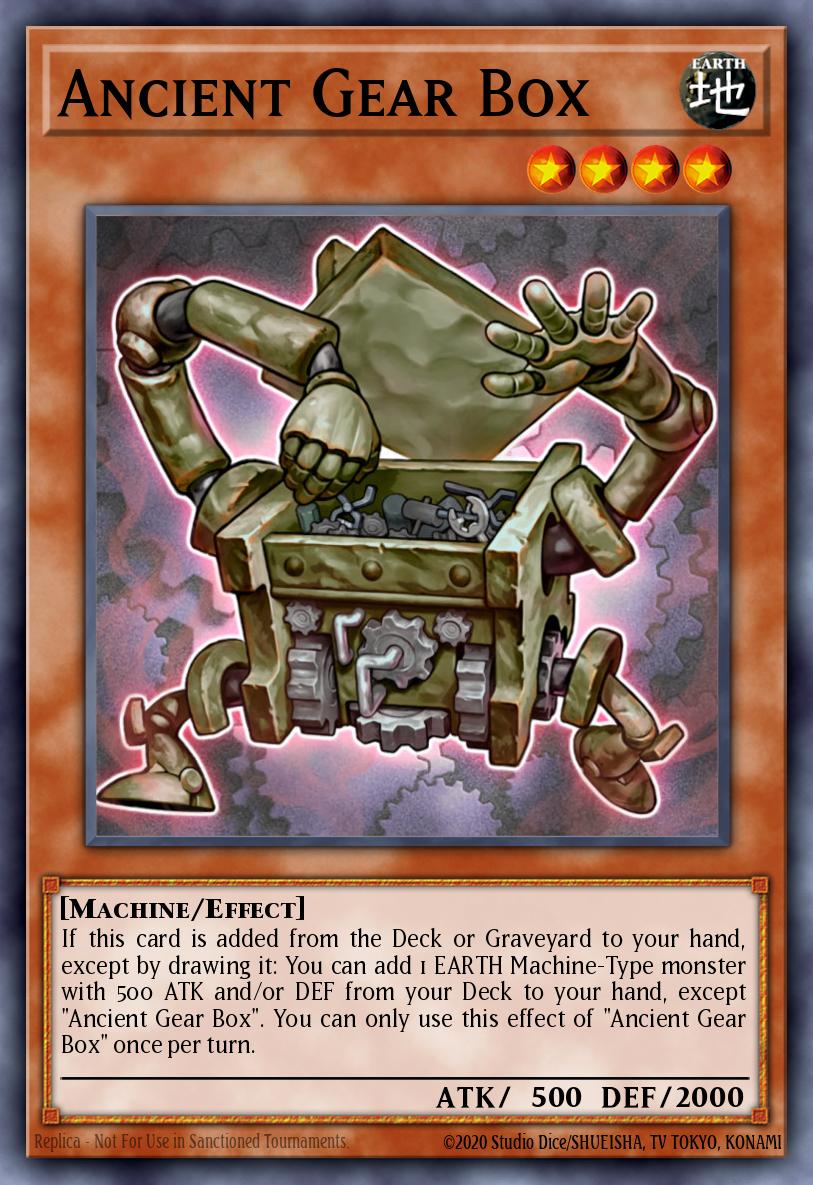Ancient Gear Box Common SR03-EN011 Machine Reactor Structure Deck Yugioh card