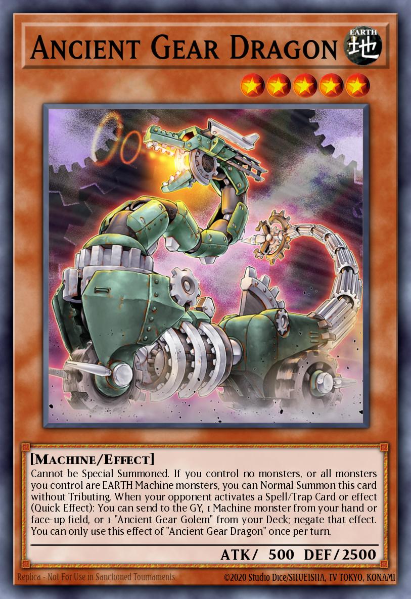 Ancient Gear Dragon Secret Rare BLTR-EN048 Battles of Legend Terminal Revenge Yugioh card