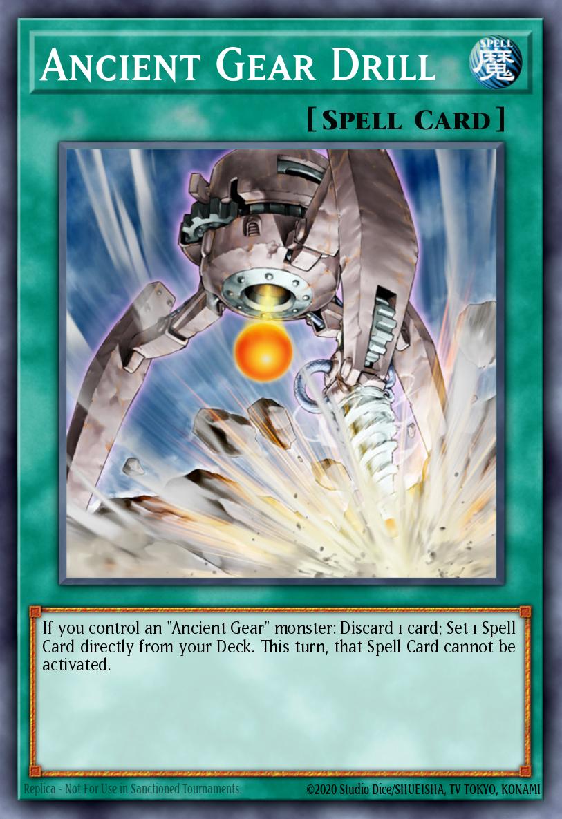 Ancient Gear Drill Rare DR04-EN160 Dark Revelation Volume 4 Yugioh card