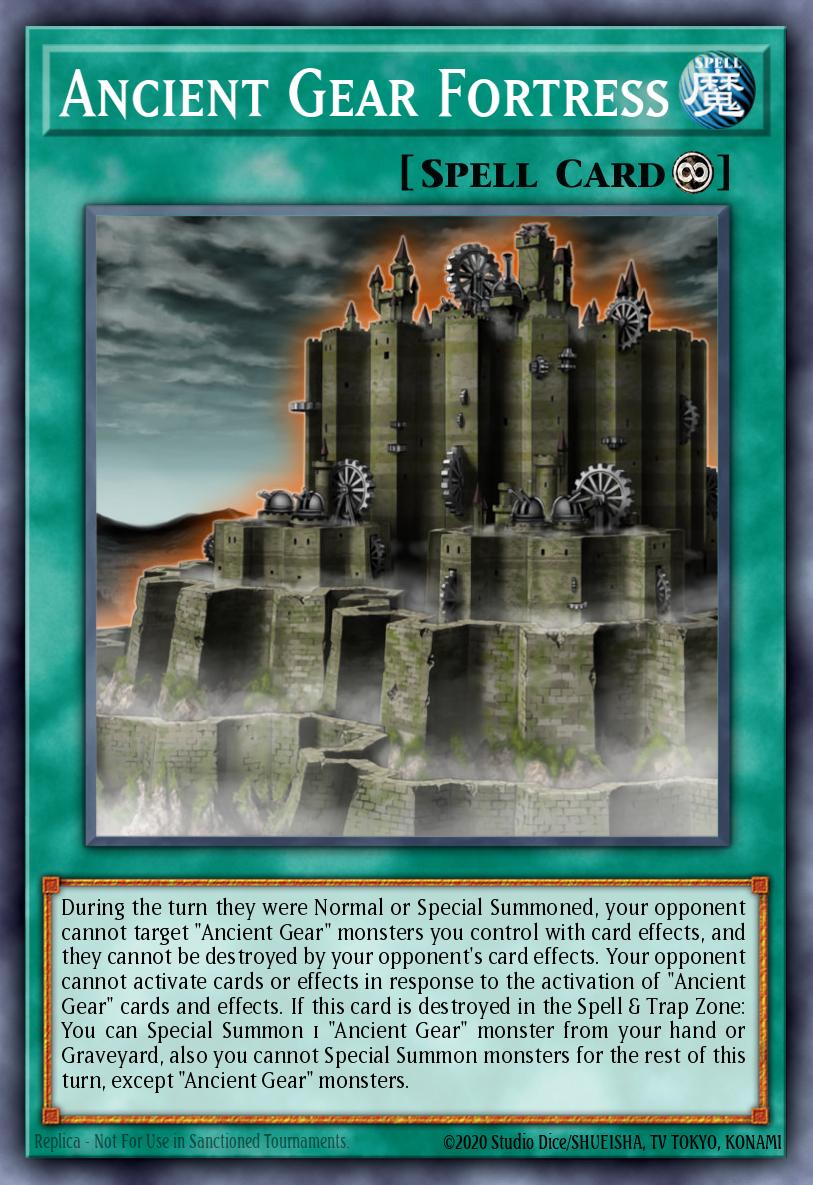 Ancient Gear Fortress Common SR03-EN022 Machine Reactor Structure Deck Yugioh card