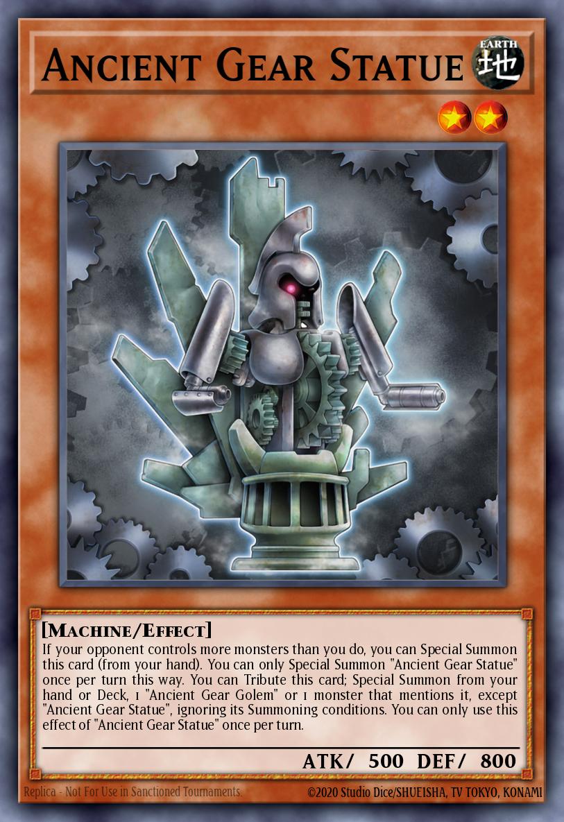 Ancient Gear Statue Ultra Rare MZTM-EN045 Maze of the Master Yugioh card