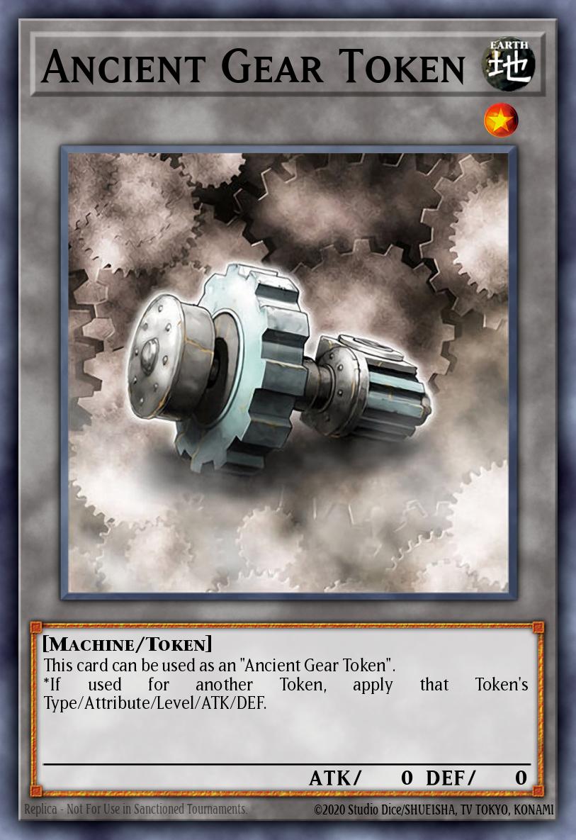 Ancient Gear Token Common SR03-ENTKN Machine Reactor Structure Deck Yugioh card