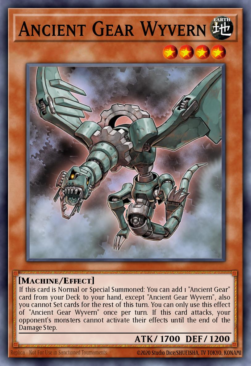 Ancient Gear Wyvern Common LDS1-EN084 Legendary Duelists Season 1 Yugioh card