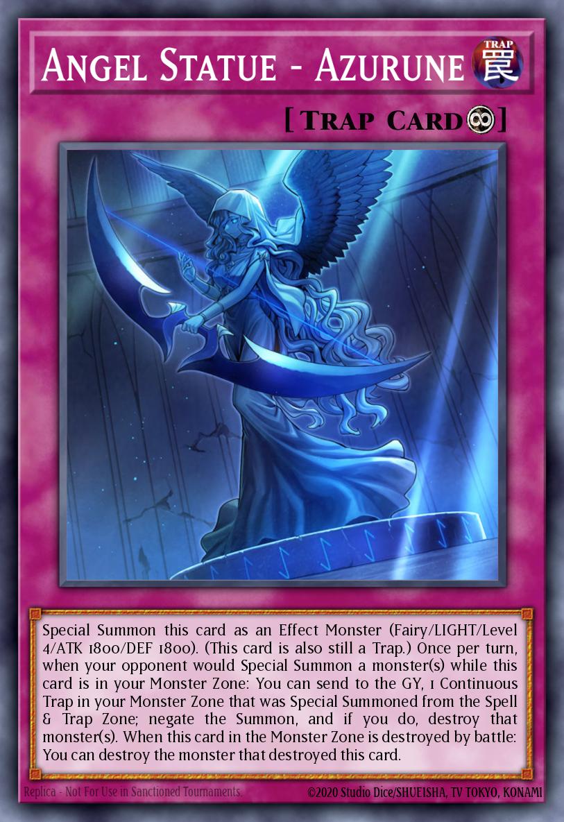 Angel Statue - Azurune Ultra Rare CH02-EN040 THE CHRONICLES DECK: Spirit Charmers (All-Foil Edition) Yugioh card