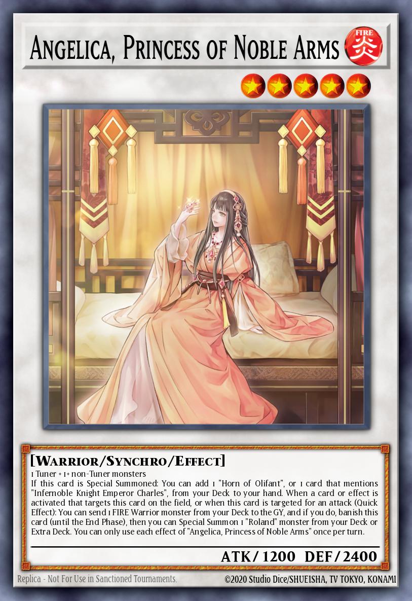 Angelica Princess of Noble Arms Quarter Century Secret Rare DUNE-EN040 Duelist Nexus Yugioh card