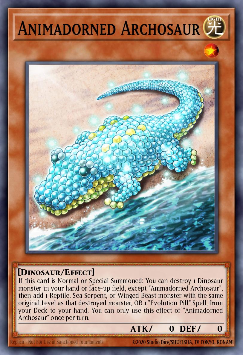 Animadorned Archosaur Ultra Rare MP21-EN062 2021 Tin of Ancient Battles Yugioh card