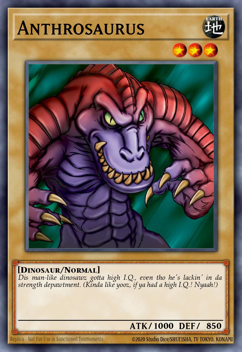 Anthrosaurus Common LCJW-EN016 Legendary Collection 4 Joeys World Mega Pack Yugioh card