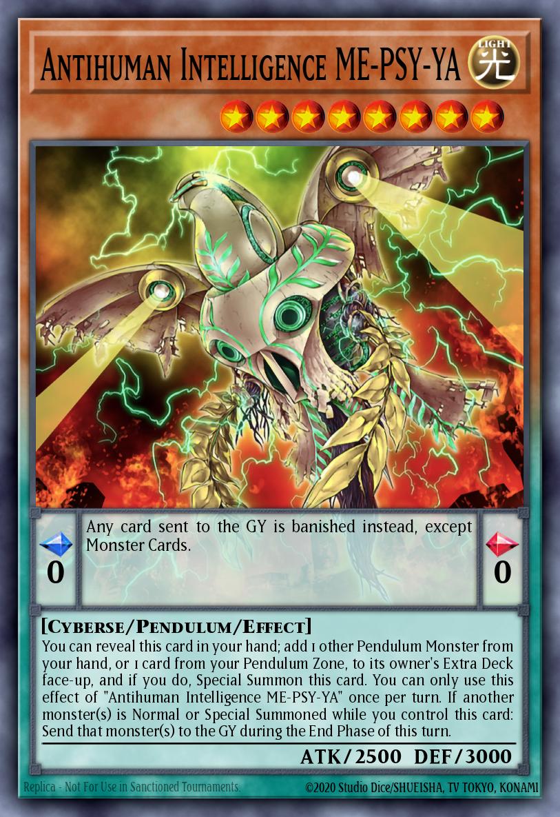 Antihuman Intelligence ME-PSY-YA Secret Rare DAMA-EN024 Dawn of Majesty Yugioh card
