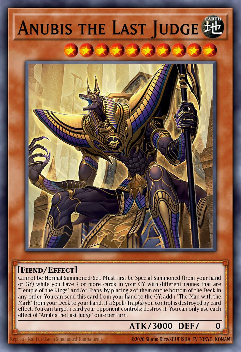 Anubis the Last Judge Collector's Rare MZTM-EN003 Maze of the Master Yugioh card