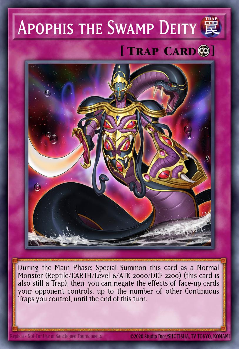 Apophis the Swamp Deity Ultra Rare MP25-EN292 2025 Mega-Pack Tin Yugioh card