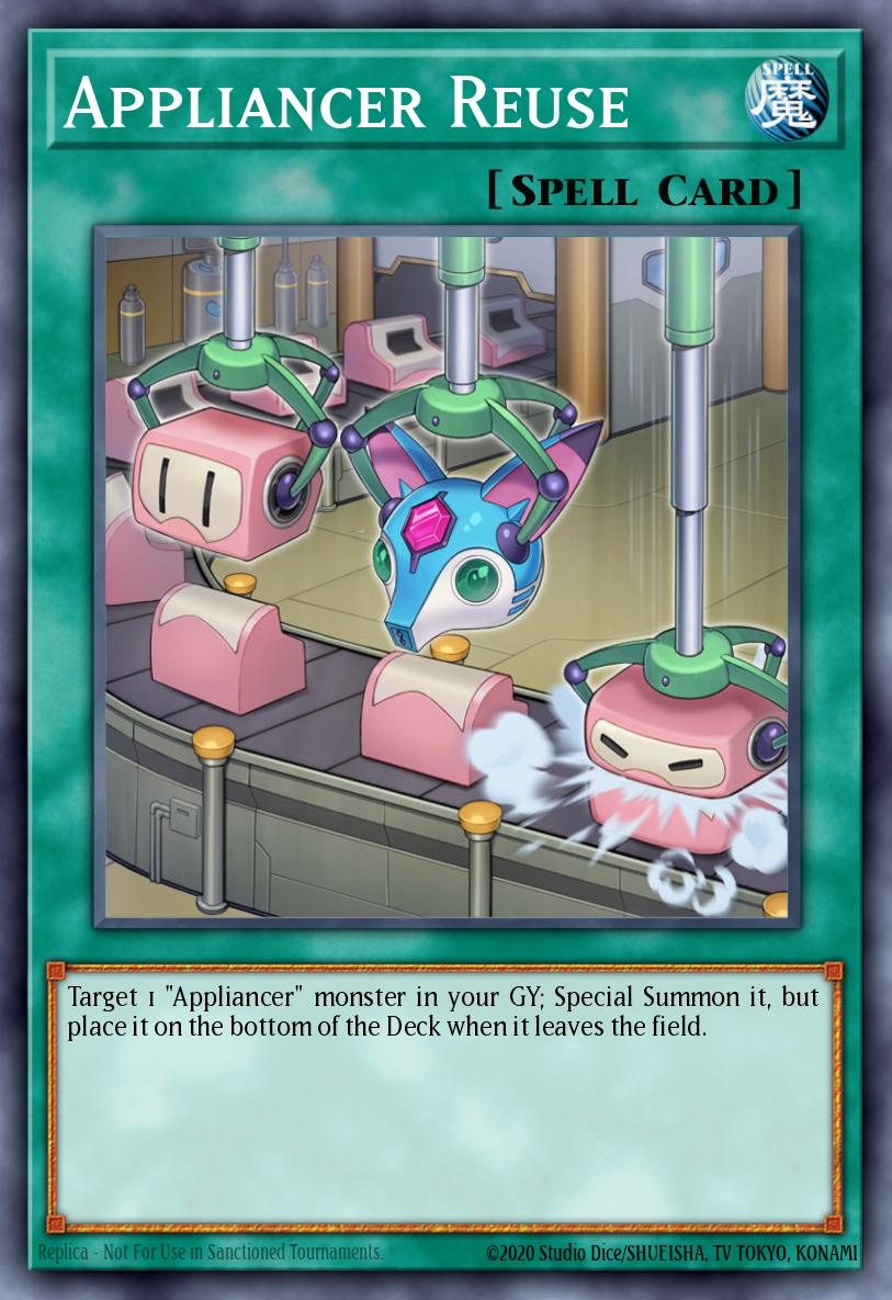Appliancer Reuse Ultra Rare BLAR-EN043 Battles of Legend Armageddon Yugioh card