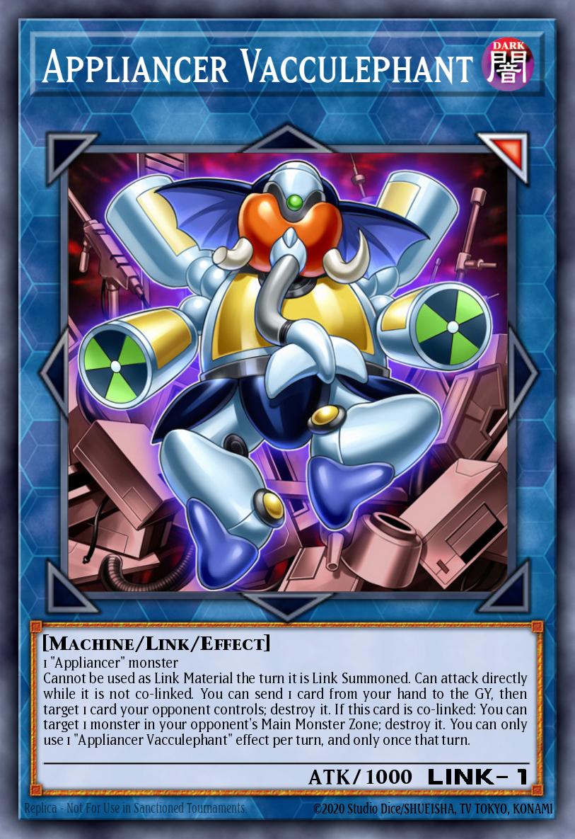 Appliancer Vacculephant Ultra Rare BLAR-EN040 Battles of Legend Armageddon Yugioh card