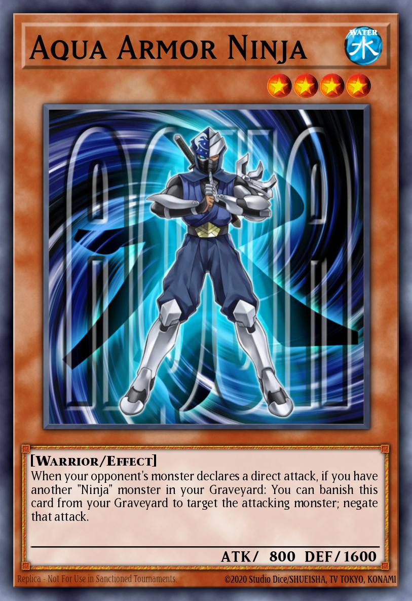 Aqua Armor Ninja Common ORCS-EN015 Order of Chaos Yugioh card