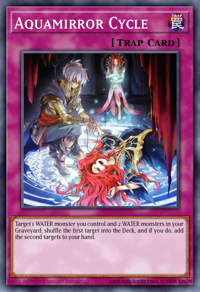 Aquamirror Cycle Common GAOV-EN079 Galactic Overlord Yugioh card