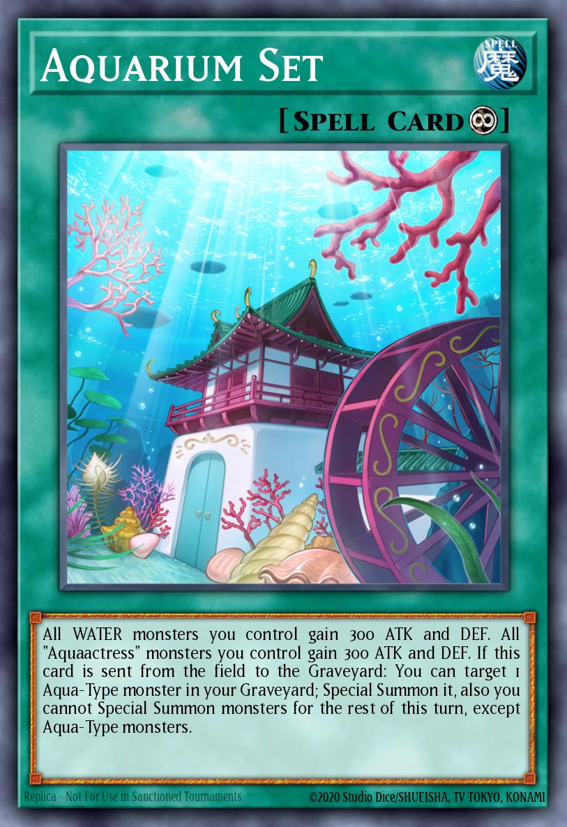 Aquarium Set Super Rare DRL2-EN043 Dragons of Legend 2 Yugioh card